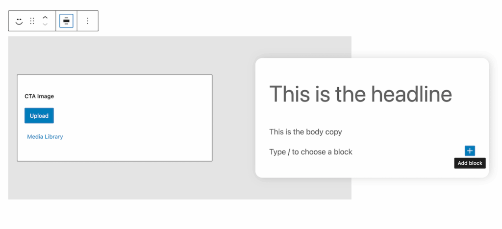 a block with inner blocks enabled